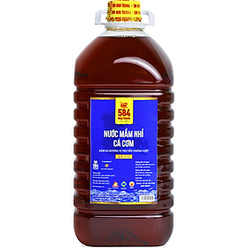 Chai 5 lít nước mắm nhỉ cá cơm 584 nha trang - 25 độ đạm, date luôn mới