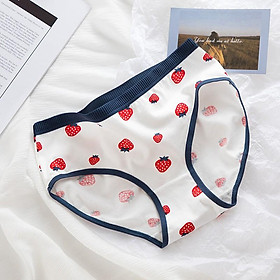 Quần Lót Nữ Cotton Kháng Khuẩn Hình Dâu Tây Thời Trang Nhật  Hàng Loại Đẹp