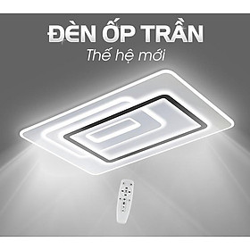 Mua Đèn ốp trần phòng khách đèn led trang trí phòng ngủ loại đèn trần có thể điều chỉnh mức độ sáng bằng điều khiển từ xa
