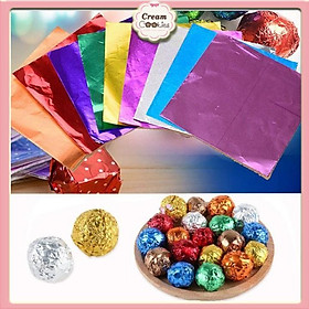 Mua ✿✿✿Giấy Bạc Bọc Kẹo Socola 10*10cm (Tập 100 chiếc)
