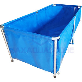 Bể bơi lắp ghép - Hồ bơi khung kim loại - Bể bơi cho bé KT 2.5x1x0.8m