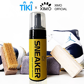 Hình ảnh Chai Dung Dịch Vệ Sinh Giày Sneaker Prenium Shoe Cleaner XIMO 120ml Làm Sạch Chuyên Sâu XXI05