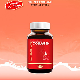 Viên uống Collagen Sắc Ngọc Khang thế hệ mớI Hộp 60 viên giúp sáng da, giảm nếp nhăn - đốm nâu, nuôi dưỡng và làm đẹp da , tóc, móng