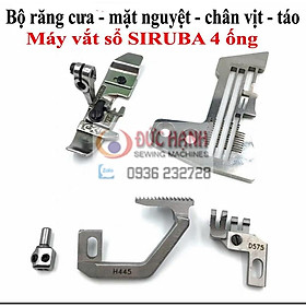 COMBO RĂNG CƯA - MẶT NGUYỆT MÁY VẮT SỔ SIRUBA 4 ỐNG