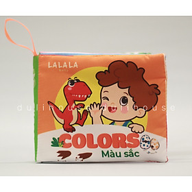 Sách vải Color Song ngữ đa giác quan, kích thích thị giác, thính giác