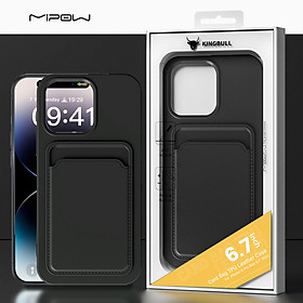 Ốp Lưng Mipow TPU Leather Dành Cho iPhone 15 ProMax/ iPhone 15 Pro Có Ngăn Đựng Thẻ _ Hàng chính hãng