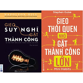 Bộ Sách Tư Duy Kỹ Năng Sống Dám Nghĩ Dám Làm ( Gieo Suy Nghĩ Gặt Thành Công, Tự Tạo Phép Màu Cho Thành Công Của Bạn + Gieo Thói Quen Nhỏ, Gặt Thành Công Lớn ) tặng kèm bookmark Sáng Tạo