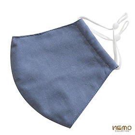 Khẩu Trang 3 Lớp Vải Linen NEMO, có nút tăng giảm dây dễ điều chỉnh - KTMTC