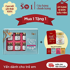 Yến Số 1 Chưng Sẵn Dành Cho Trẻ Em, Yến Tươi 600mg Bổ Sung Vitamin D3