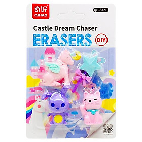 Vỉ Gôm Tẩy Castle Dreams Chaser DIY - Qihao QH8321 - Mẫu 2
