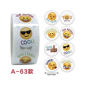 Sticker Tiếng Anh Cuộn 500 Nhãn