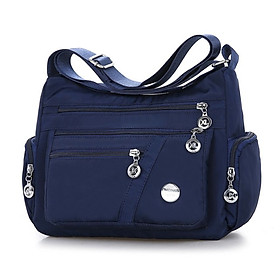 Túi giỏ xách đeo chéo nữ thời trang nhiều ngăn size 27cm chất liệu vải dù chống thấm nước, chống xước cao cấp TX059