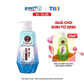Dầu xả ngăn rụng tóc, sạch sâu thanh mát 50 Megumi Fresh & Clean Conditioner 400ml