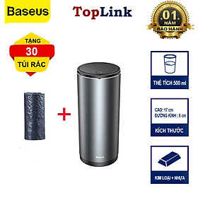 Mua Thùng Rác Mini Ô Tô  Để Bàn Làm Việc Chính Hãng Baseus Siêu Tiện Dụng Và 30 Túi Đựng( Bán Lẻ Túi)