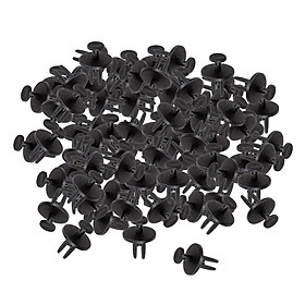 Pack of 100 Universal Auto Mud Skirt Blind Rivets 6mm Retainer Clips 1/4