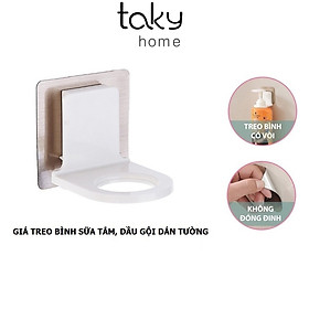 Giá Treo Bình Rửa Tay Hiện Đại, Sửa Tắm, Dầu Gội Có Vòi Dán Tường Phòng Tắm, Sử Dụng Miếng Dán 3M Siêu Chắc. TakyHome 4012