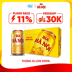 Bia Hà Nội - Thùng 24 lon 330ml