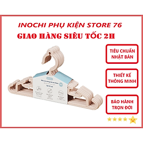 {Nhiều Sự Lựa Chọn} Lốc Móc Treo Quần Áo Đa Năng Hara Tùy Chọn Mẫu Phù Hợp Cho Các Loại Quần Áo : Áo Đầm , Áo Kiểu, Áo Mỏng , Quần Áo Người Lớn , Trẻ Em - Chính Hãng inochi ( Tặng khăn lau pakasa) Giao màu ngẫu nhiên