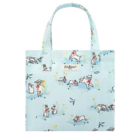 Túi đeo tay/Small Bookbag Spring Bunnies and Lambs  - Blue - 1083279