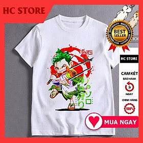 Áo thun One Piece Zoro Wano mẫu mới cực đẹp siêu HOT giá rẻ
