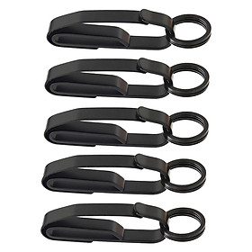 Pack of 5 Keychain Clip Buckle with Key Key-Chain Waist Belt Clip