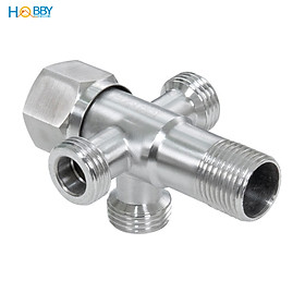 Mua Van chia nước 3 nhánh ren ngoài 21 inox 304 Hobby home decor DNV4
