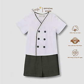 Bộ Quần Áo Bé Trai Chất Cotton Cao Cấp Thoáng Mát - KEELEY SET