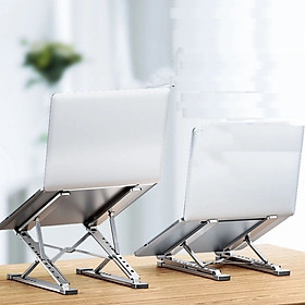 Mua Giá đỡ nâng laptop stand nhôm 2 tầng 15 nấc chỉnh độ cao và có thể gấp gọn N8-A Vu Studio - Hàng chính hãng