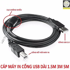 Mua Cáp máy in cổng USB dài 1.5M 3M 5M CHỐNG NHIỄU