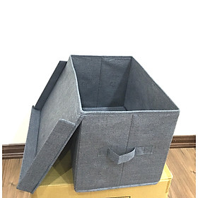 Hộp đựng đồ đa năng hàng Việt Nam phong cách Nhật sang trọng (38x25xH25cm) Storage Box