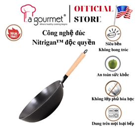 Chảo gang lòng sâu la gourmet nitrigan ntgw347695