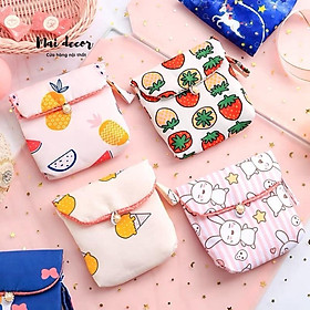 Mua Túi Vải Canvas Đựng Băng Vệ Sinh Tiện Lợi Mang Theo