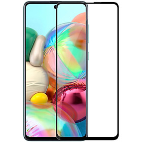 Miếng dán cường lực 3D full màn hình cho Samsung Galaxy A71 hiệu Nillkin CP + Max ( Mỏng 0.23mm, Kính ACC Japan, Chống Lóa, Hạn Chế Vân Tay) - Hàng chính hãng - Đen