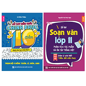 [Download Sách] Combo 2 sổ tay kiến thức Toán Lí Hóa Anh lớp 11 và Sổ tay Soạn Văn 11 phân tích tác phẩm, ôn tập Tiếng việt