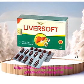 Viên uống Giải độc gan Liversoft Vinh Thịnh Vượng VV, hộp 30v