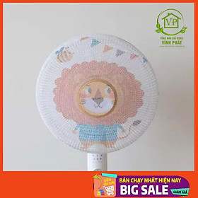 Mua Lưới bọc quạt an toàn cho bé hình hoạt hình dễ thương - loại to trùm kín quạt 88057