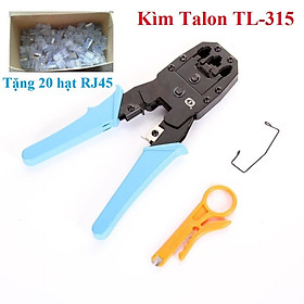 Mua ( Tặng 20 hạt mạng RJ45) Kìm bấm mạng đa năng Talon TL-315 cao cấp