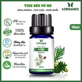 Tinh dầu pơ mu Lorganic 10ml/ Tinh dầu thiên nhiên nguyên chất/ Hương thơm ngọt ngào, ấm áp/ Giải tỏa căng thẳng, mệt mỏi, xua đuổi muỗi và côn trùng/ Thích hợp dùng với đèn xông và máy khuếch tán.