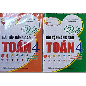 Sách - Combo Vở Bài Tập Nâng Cao Toán Lớp 4 (Bám Sát SGK Chân trời Sáng Tạo -Bộ 2 Cuốn)