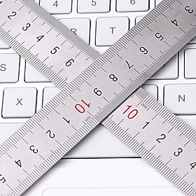 Thước Kẻ thép không gỉ-khắc chìm in màu Baoke