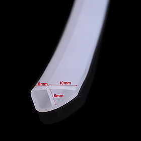9 Mét Ron Gioăng Cao Su Chữ U H F 6mm 8mm 10mm 12mm Silicone Chuyên Dụng Gắn Dán Cửa Kính Vách Nhà Tắm Chống Nước Legaxi Tặng Keo