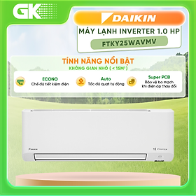 Mua HÀNG CHÍNH HÃNG - Máy lạnh Daikin Inverter 1 HP FTKY25WAVMV - Chỉ Giao HCM