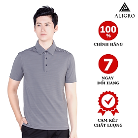 Áo Phông Nam Kẻ Ngang Aligro ALGAPC015 (Size