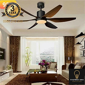 Mua Quạt trần 6 cánh sải dài 1m47 có điều khiển từ xa 5 tốc độ gió trang trí nội thất sang trọng mã 1330A