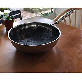 Mua Chảo Chống Dính Sâu Lòng-Fivestar-Blackcube-26cm-Inox 304-dạng tổ ong-3 Lớp-Đáy Liền-siêu bền đẹp-chính hãng-BH 5 nam