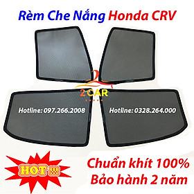 Rèm Che Nắng Honda CRV 2008-2023, Rèm Chắn Nắng Nam Châm Cho Xe ô tô, Bộ 4 Tấm, có nam châm