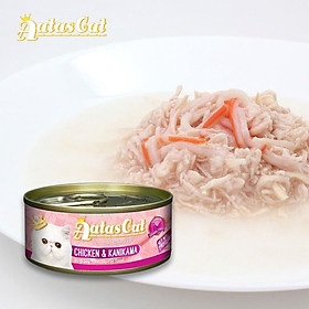 pate mèo dạng súp gà sợi nhuyễn mix 8 vị