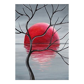 DIY 5D Diamond Painting Kit for Adults Children Beginners Coconut Trees Pattern Full Drill Diamond Painting Embroidery