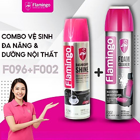 Combo Xịt Vệ Sinh Đa Năng F002 & Dưỡng Bóng Nội Thất Hương Cà Phê F096 Siêu Sạch Và Bóng Loáng