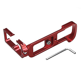 QR Vertical Quick Release L-Plate Bracket For Fujifilm Fuji XT3 X-T3 ARCA Red